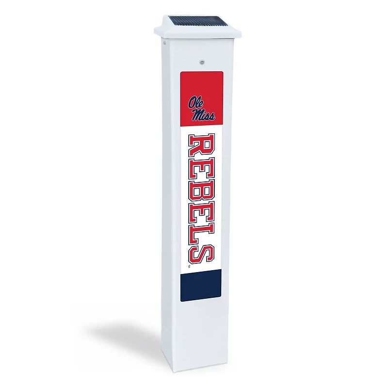 Ole Miss Rebels 25" Solar Light Glow Post