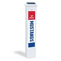 SMU Mustangs 25" Solar Light Glow Post