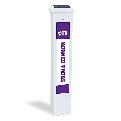 TCU Horned Frogs 25" Solar Light Glow Post