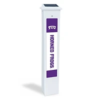 TCU Horned Frogs 25" Solar Light Glow Post