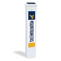 West Virginia Mountaineers 25" Solar Light Glow Post