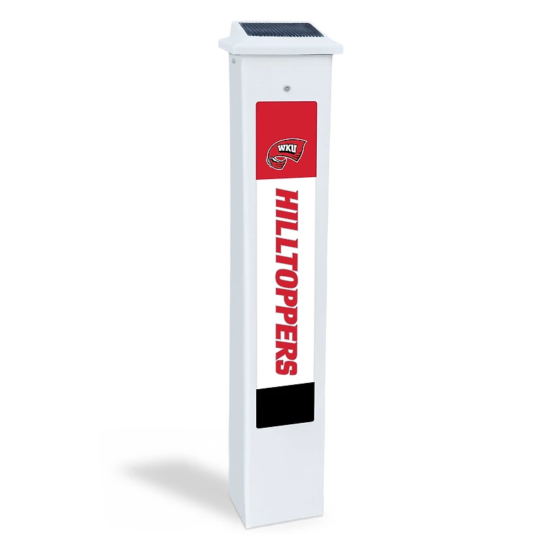 Western Kentucky Hilltoppers 25" Solar Light Glow Post