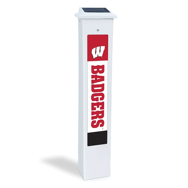 Wisconsin Badgers 25" Solar Light Glow Post