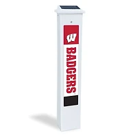 Wisconsin Badgers 25" Solar Light Glow Post