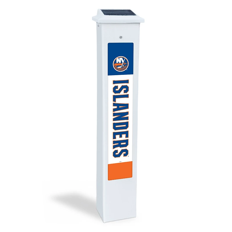 New York Islanders 25" Solar Light Glow Post