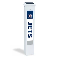Winnipeg Jets 25" Solar Light Glow Post