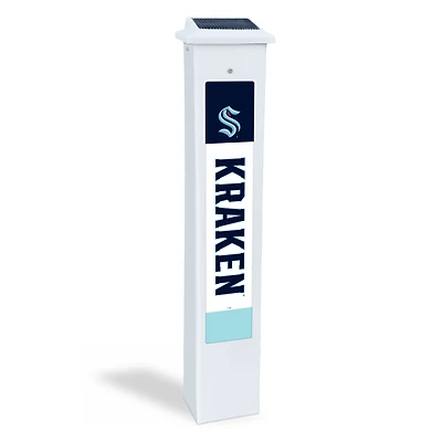Seattle Kraken 25" Solar Light Glow Post