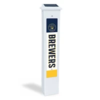 Milwaukee Brewers 25" Solar Light Glow Post