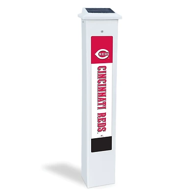 Cincinnati Reds 25" Solar Light Glow Post