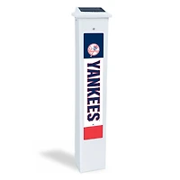 New York Yankees 25" Solar Light Glow Post
