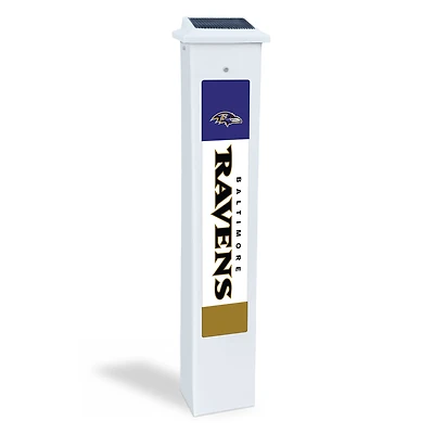 Baltimore Ravens 25" Solar Light Glow Post