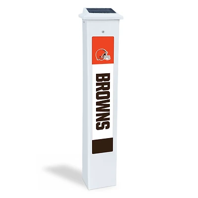 Cleveland Browns 25" Solar Light Glow Post