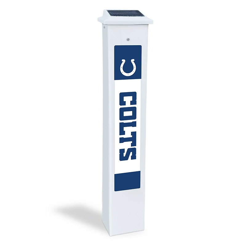 Indianapolis Colts 25" Solar Light Glow Post