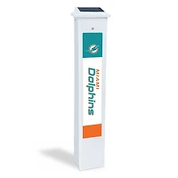 Miami Dolphins 25" Solar Light Glow Post