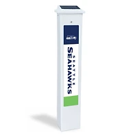 Seattle Seahawks 25" Solar Light Glow Post