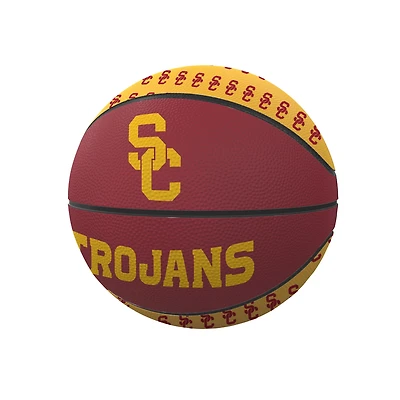 Logo Brands USC Trojans Repeating Logo Mini-Size Rubber Basketball