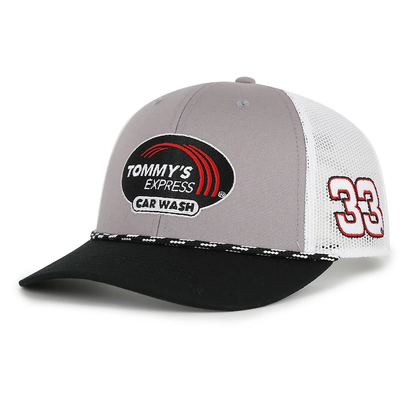 Unisex The Game Cleetus McFarland Gray Richard Childress Racing Two-Tone Rope Trucker Hat