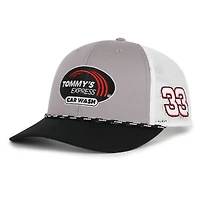 Unisex The Game Cleetus McFarland Gray Richard Childress Racing Two-Tone Rope Trucker Hat