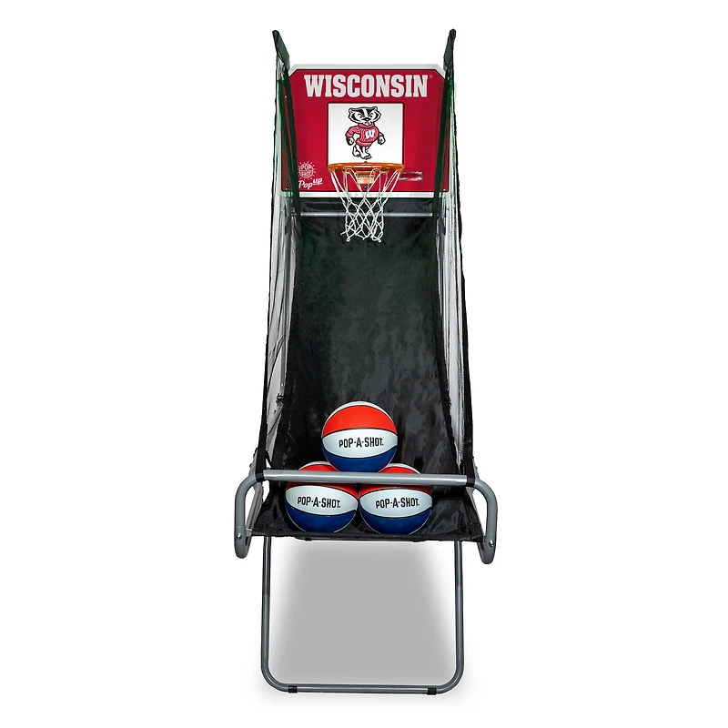 Pop-A-Shot Wisconsin Badgers Pop-Up Arcade Basketball Game