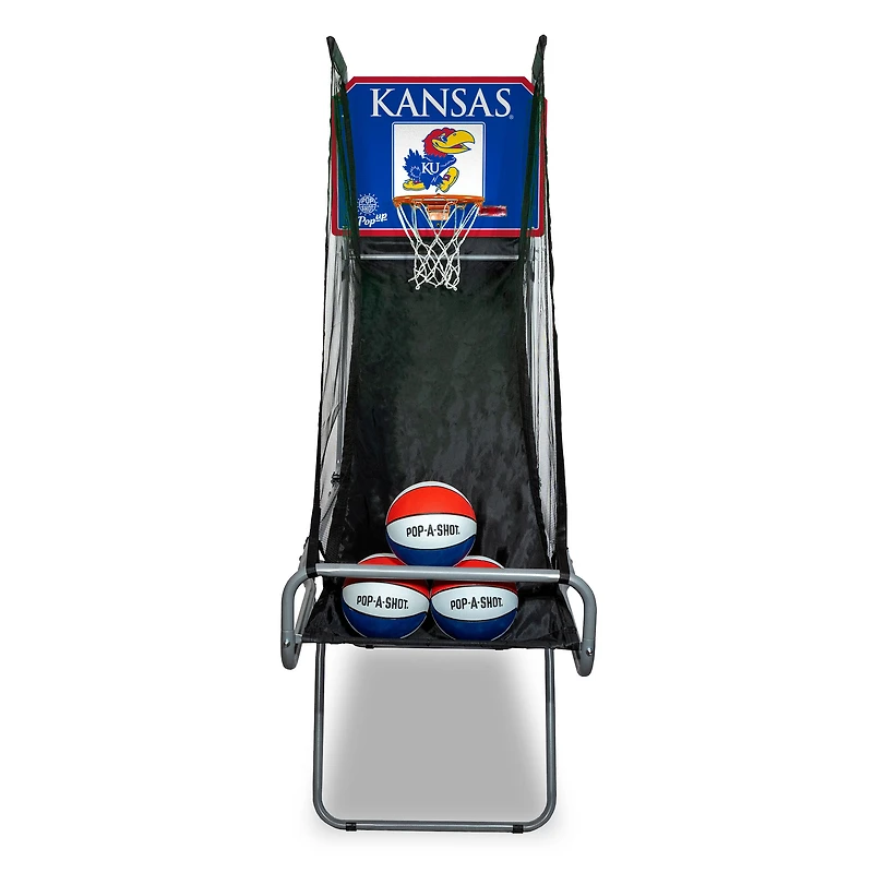 Pop-A-Shot Kansas Jayhawks Pop-Up Arcade Basketball Game