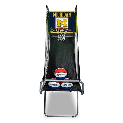 Pop-A-Shot Michigan Wolverines Pop-Up Arcade Basketball Game