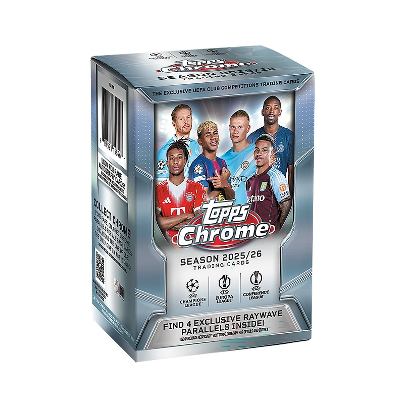 2025/26 Topps Chrome UCC Factory Sealed Value Box