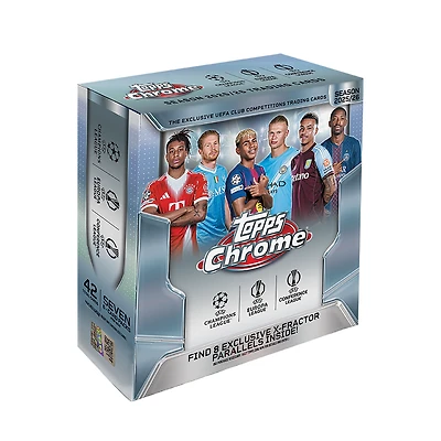 2025/26 Topps Chrome UCC Factory Sealed Mega Box