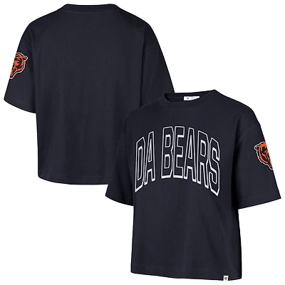 Women's '47 Navy Chicago Bears Call Out Reed City T-Shirt