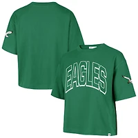 Women's '47 Kelly Green Philadelphia Eagles Call Out Reed City T-Shirt
