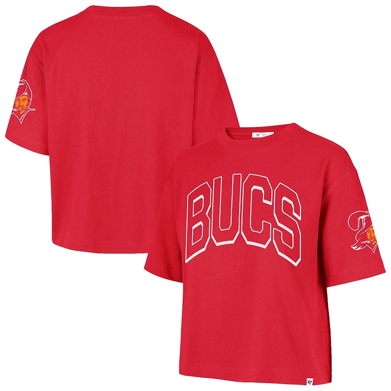 Women's '47 Red Tampa Bay Buccaneers Call Out Reed City T-Shirt