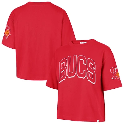 Women's '47 Red Tampa Bay Buccaneers Call Out Reed City T-Shirt