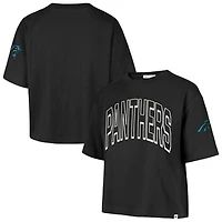 Women's '47 Black Carolina Panthers Call Out Reed City T-Shirt