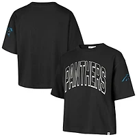Women's '47 Black Carolina Panthers Call Out Reed City T-Shirt