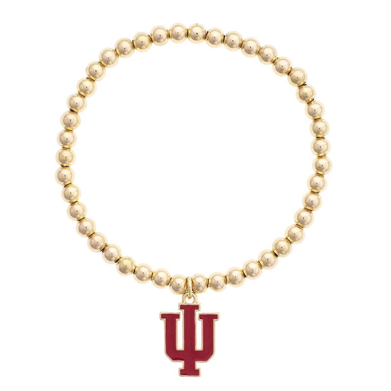Women's CANVAS Style Indiana Hoosiers Logo Stretch Bracelet