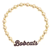 Women's CANVAS Style Texas State Bobcats Enamel Autograph Stretch Bracelet