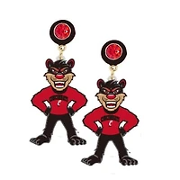 Women's CANVAS Style Cincinnati Bearcats Resin Earrings