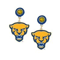 Women's CANVAS Style Pitt Panthers Resin Earrings