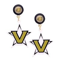 Women's CANVAS Style Vanderbilt Commodores Resin Earrings