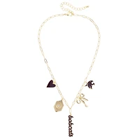 Women's CANVAS Style Texas State Bobcats Paperclip Charm Necklace