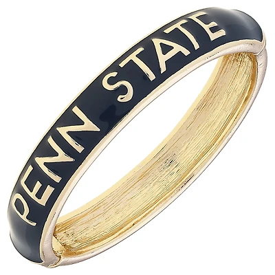 Women's CANVAS Style Penn State Nittany Lions Enamel Hinge Bangle