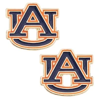 Women's CANVAS Style Auburn Tigers Logo Stud Earrings