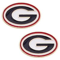 Women's CANVAS Style Georgia Bulldogs Logo Stud Earrings