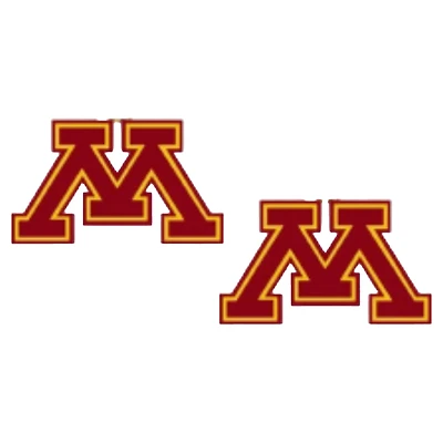 Women's CANVAS Style Minnesota Golden Gophers Logo Stud Earrings