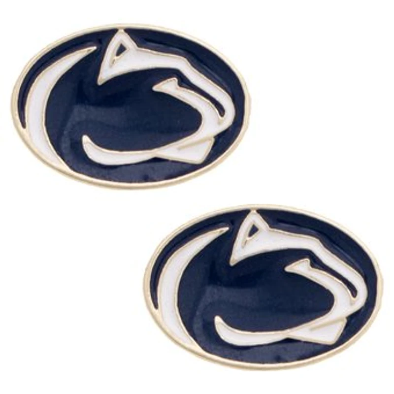 Women's CANVAS Style Penn State Nittany Lions Logo Stud Earrings