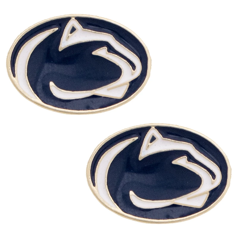 Women's CANVAS Style Penn State Nittany Lions Logo Stud Earrings