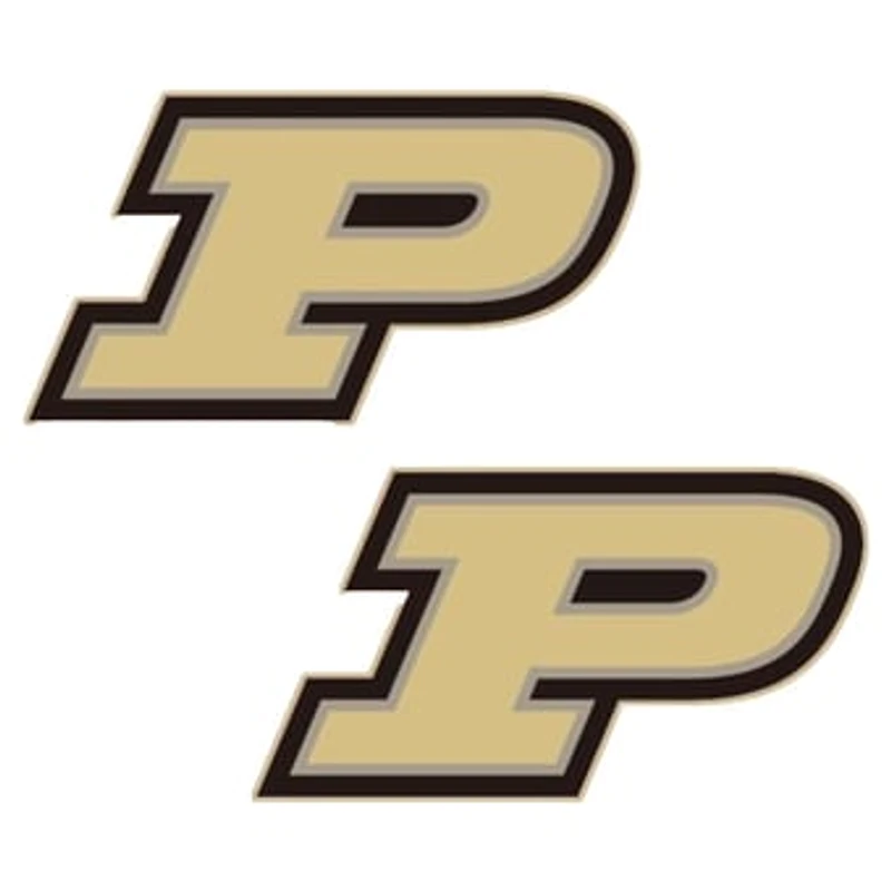 Women's CANVAS Style Purdue Boilermakers Logo Stud Earrings
