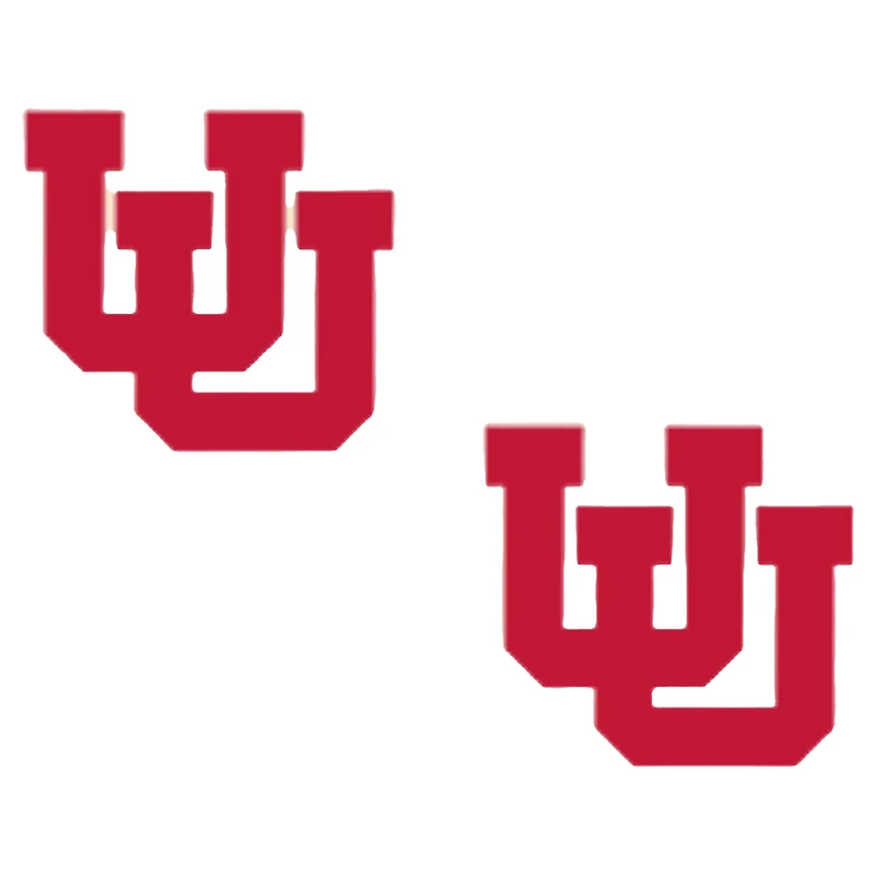 Women's CANVAS Style Utah Utes Logo Stud Earrings