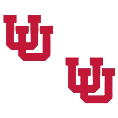 Women's CANVAS Style Utah Utes Logo Stud Earrings