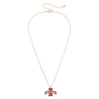 Women's CANVAS Style Iowa State Cyclones 18K Gold-Plated Enamel Pendant Necklace