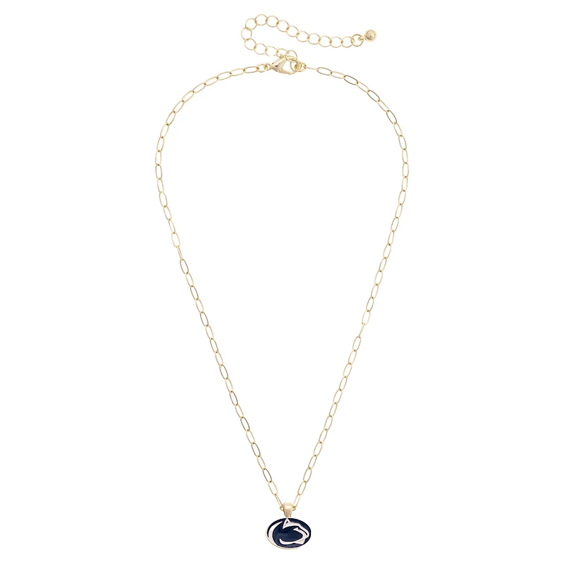 Women's CANVAS Style Penn State Nittany Lions 18K Gold-Plated Enamel Pendant Necklace